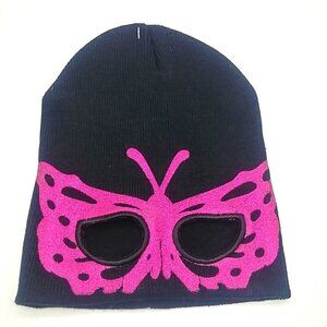 🍒3/$15 Girls Open Eyed Butterfly Winter Hat